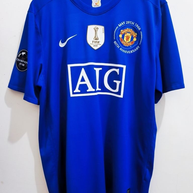 Jersey Original MU Retro 3rd 2007/08 Ronaldo Anniversary