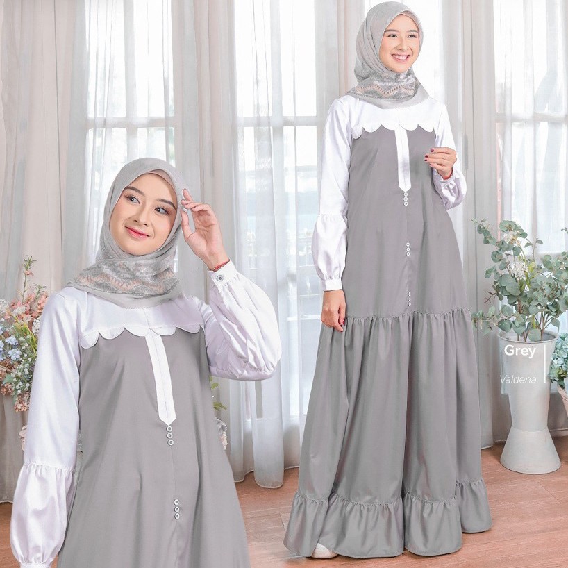 gamis ayumi 416 greyy