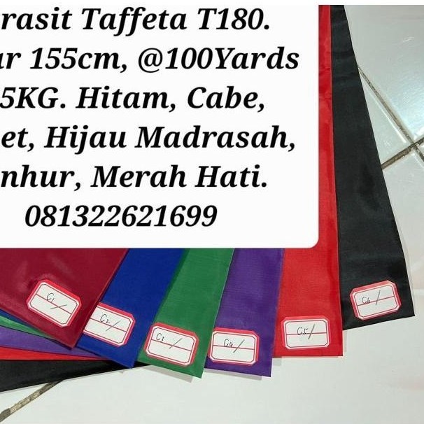 1pis=100Yards (90meter) Obral Termurah. Parasit Parasut T190 T210. Cuci Gudang. Kantung Saku, Lapis 