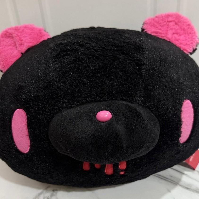Boneka Plushie Bantal Kepala Gloomy Bear Black Pink Shimmer Chax GP. Taito
