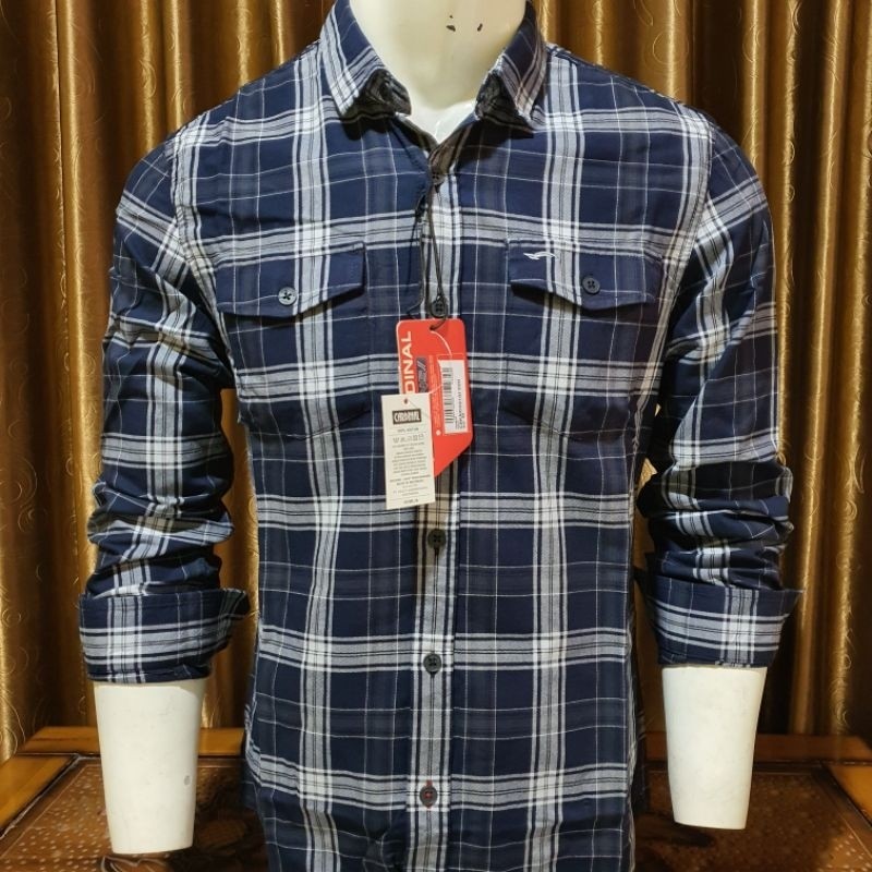 PROMO Kemeja Pria CARDINAL navy style