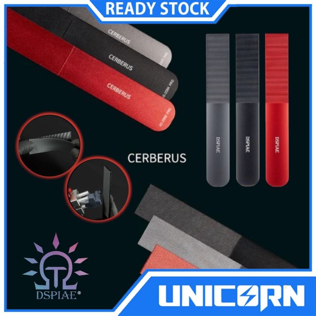 DSPIAE Cerberus Aluminium Sanding Board Pro / Sand Paper Holder Stick Papan Amplas 2 sisi / Alat mer