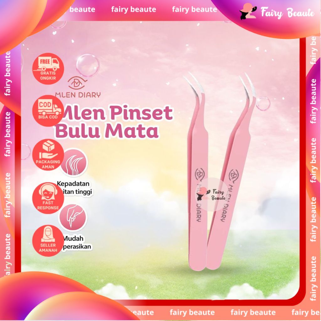 MLEN DIARY - Tweezer - Pinset Bulu Mata