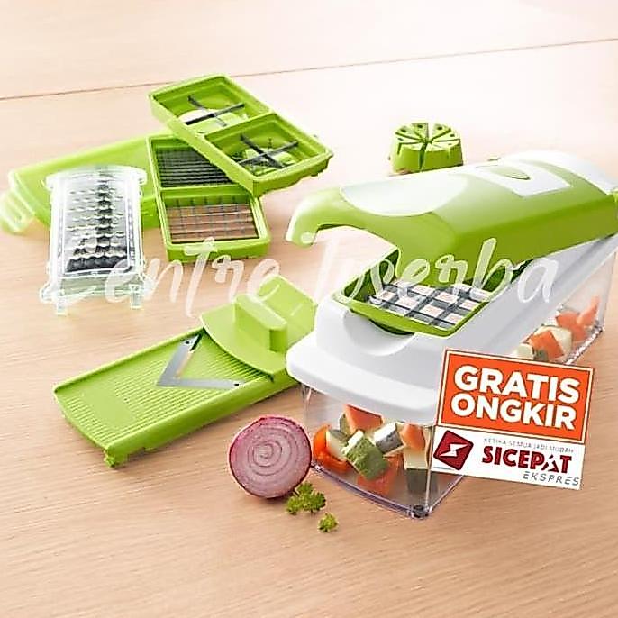 Alat Pemotong Sayur,Buah,Apel,Wortel,Kentang,Tomat Dll Nicer Dicer Terlaris