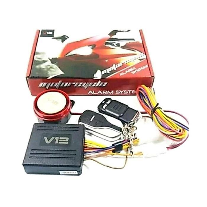 Alarm Motor System V12 / Alarm Remote Motor / Alarm Kunci Motor V12 Original Dan Terpercaya