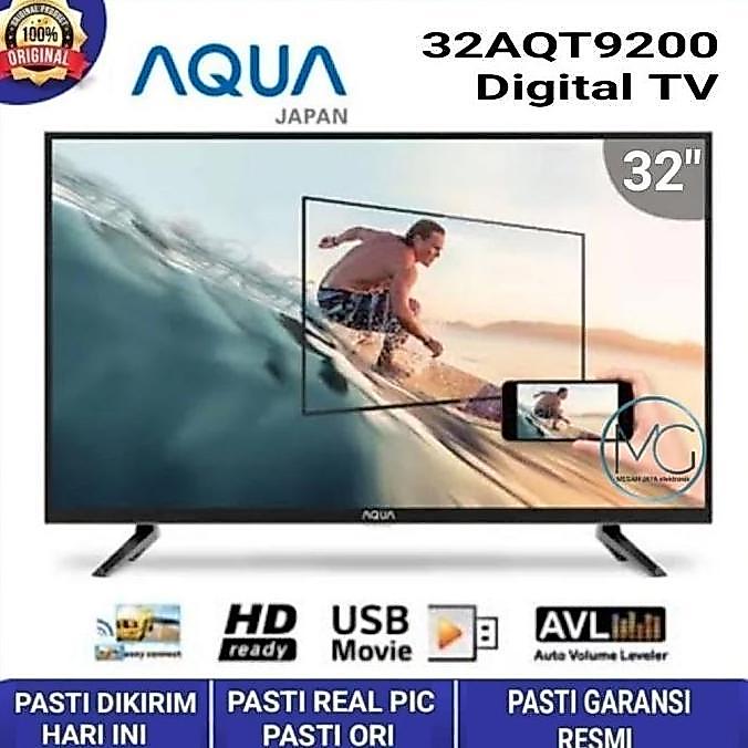 TERLARIS AQUA 32 INCH AQUA JAPAN LE 32AQT9200 LED TV DITAL MIRACAST