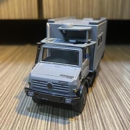 Promo Scale 64 Diecast Xcartoys Mercedes Benz Unimog Gray #130 Cod