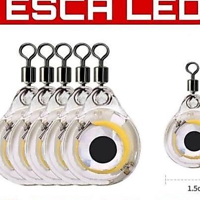 Esca Led Lampu Eska Mata Ikan Lampu Metal Jig