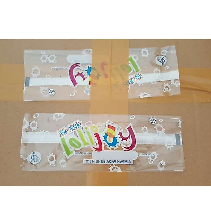 Bungkus Kemasan Plastik Es Krim Es Loli / Es Stik LoliJoy