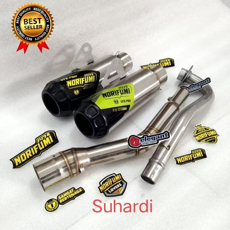 gtx honda Trail Knalpot Norifumi GTX RBT 50mm Trail PNP Jupiter Z Kharisma Supra Vega Revo Jupiter Z