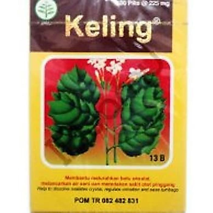 JAMU KELING   Peluruh Batu Ginjal dan Obat Saluran Kencing isi 100 pil