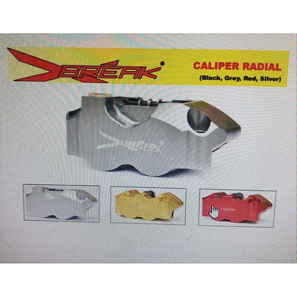 KALIPER X-BREAK 4 PISTON RADIAL FULL CNC (MODEL KTC) 5.0