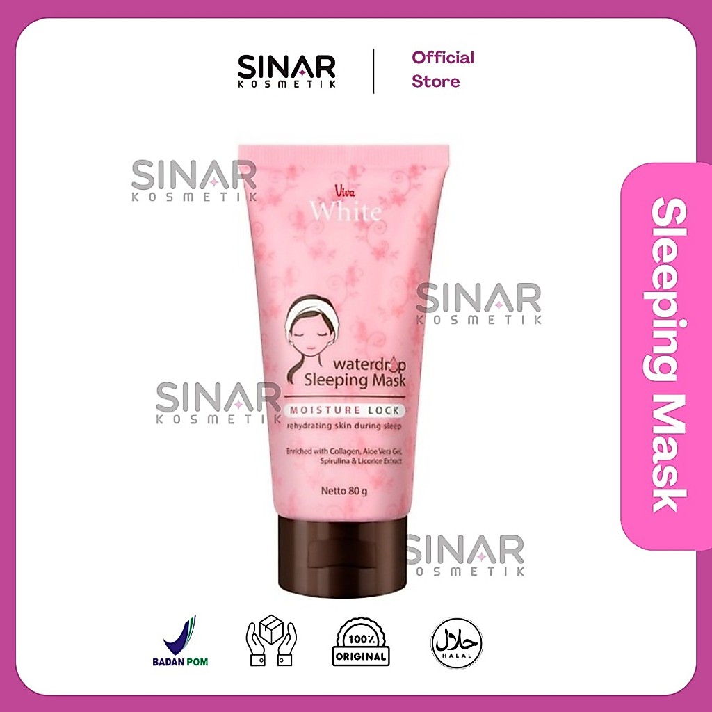 Viva White Waterdrop Sleeping Mask