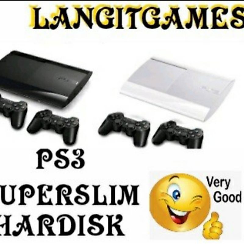 PS 3 Superslim HDD 160/250/320/500GB + Stik Wirelles Full games