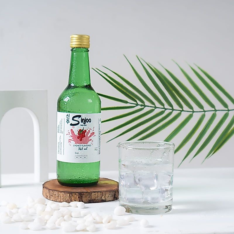 soju halal/sparkling water(korea)/paket buy 2 get 1 free sloki /rasa Lychee