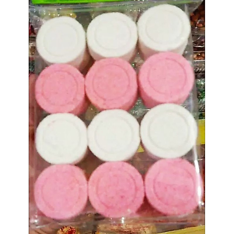 kue putu kering merah putih