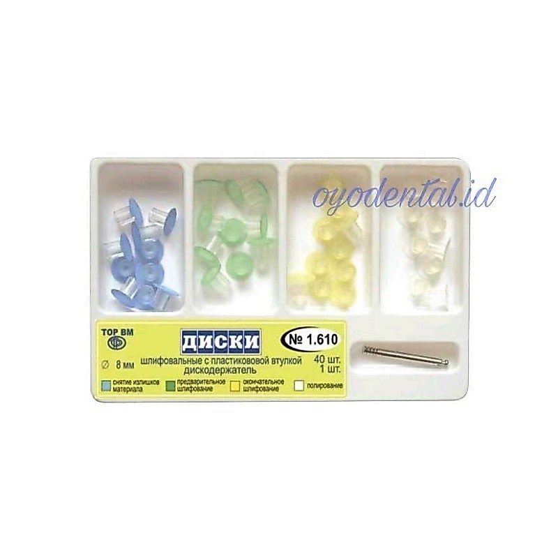 Dental stem polishing disc komposit / soflex stem disk composite gigi