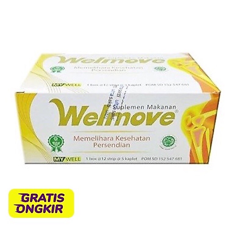 Welmove Obat Sendi 1 Lembar 5 kaplet SUPLEMEN Makanan -/- Murahhhhh
