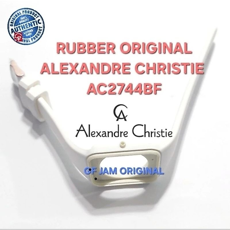 TALI JAM STRAP JAM RUBBER JAM KARET JAM TANGAN WANITA ALEXANDRE CHRISTIE AC2744 AC 2744 AC 9361 ORIG