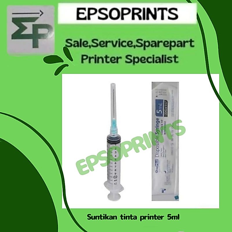 Suntikan Tinta Printer 5ml Jarum Suntik Tinta Printer 5ml