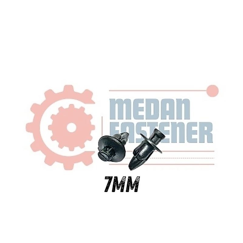 Kancing klip Nmax New rivet body Beat Plastik Hitam Mobil Avanza Xenia