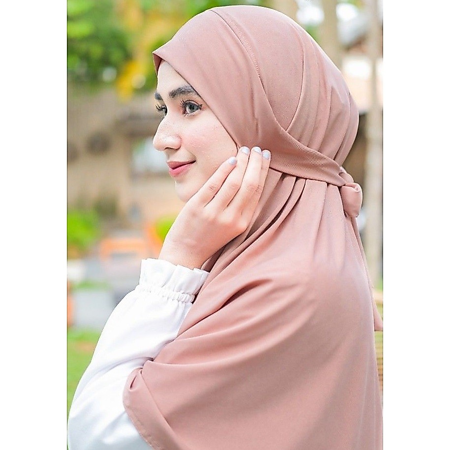 BERGO FRENCH 3IN1 MALAY TALI JUMBO CADAR JERSEY / HIJAB INSTAN DAILY MALAYSIA LESTI PREMIUM PART 3