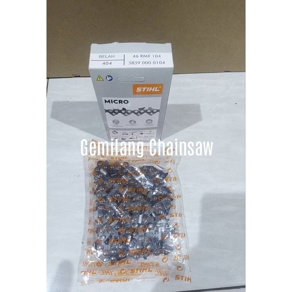 Rantai Belah Serbaguna 36 inch 52 mata Chainsaw Besar Stihl MS 070/720. Rantai Belah Stihl