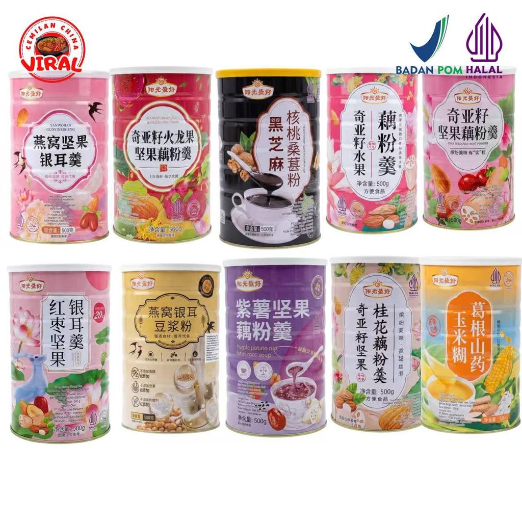 [HALAL][BPOM]Lotus root powder/ou fen / bubuk akar teratai/ 500g