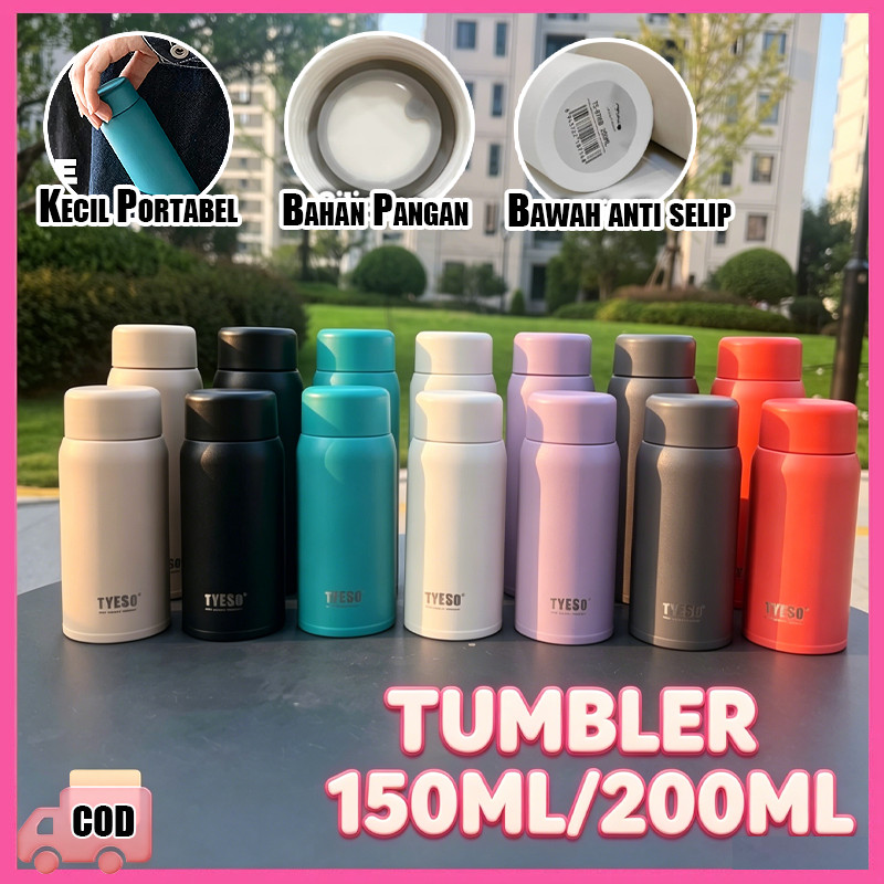 [COD] Tumbler Thermos Mini Stainless 304 150ml 200ml | Travel Termos Mini Premium Material