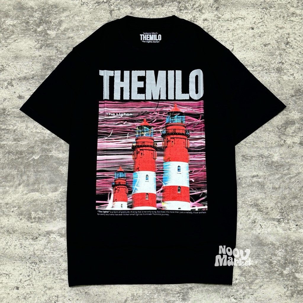 Tshirt THE MILO - THE LIGHT BLACK | Official Merchandise | Noov Music Merchandise