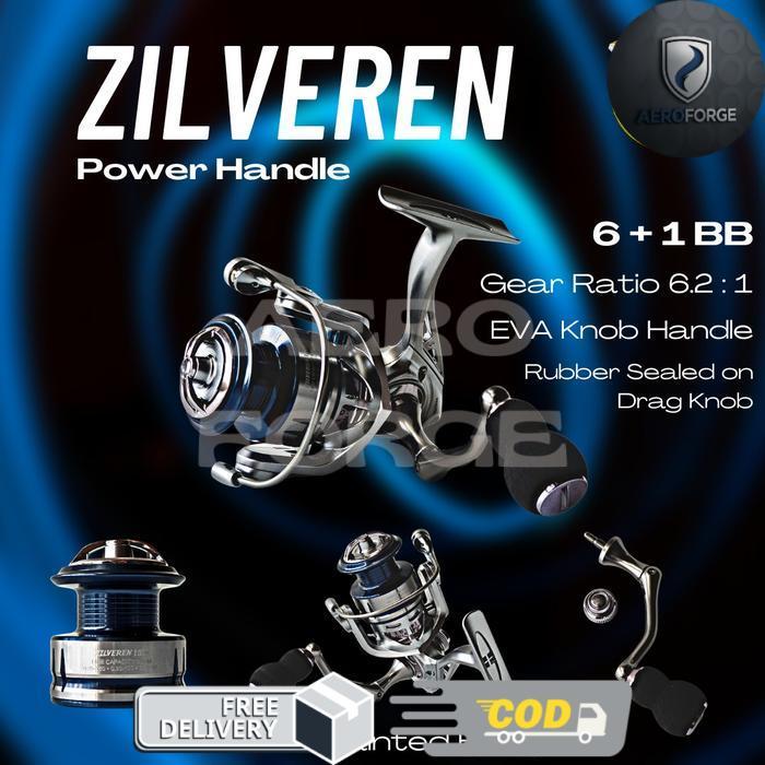 Reel Orca Zilveren Power Handle - 1000