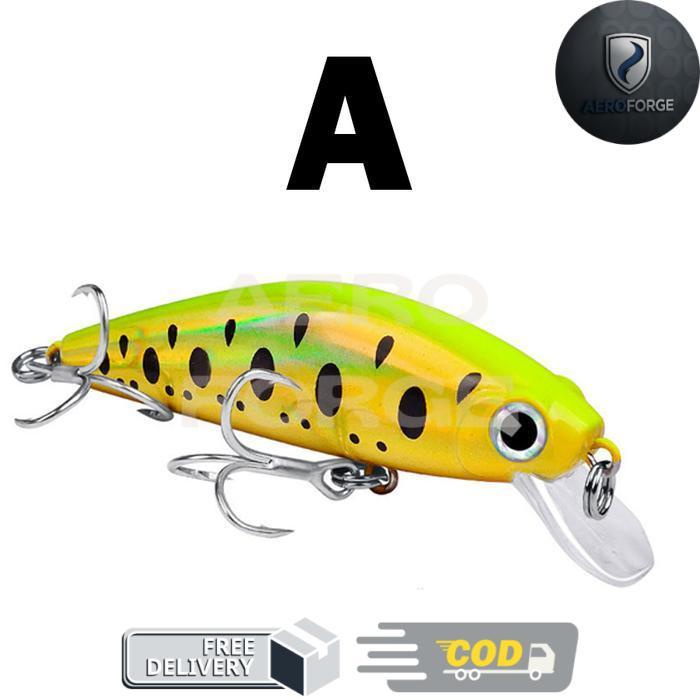 Lure PROBEROS 4.5-3gcm dan 8cm-11g umpan Minnow Sinking umpan casting minnow treblehook stainlees BK