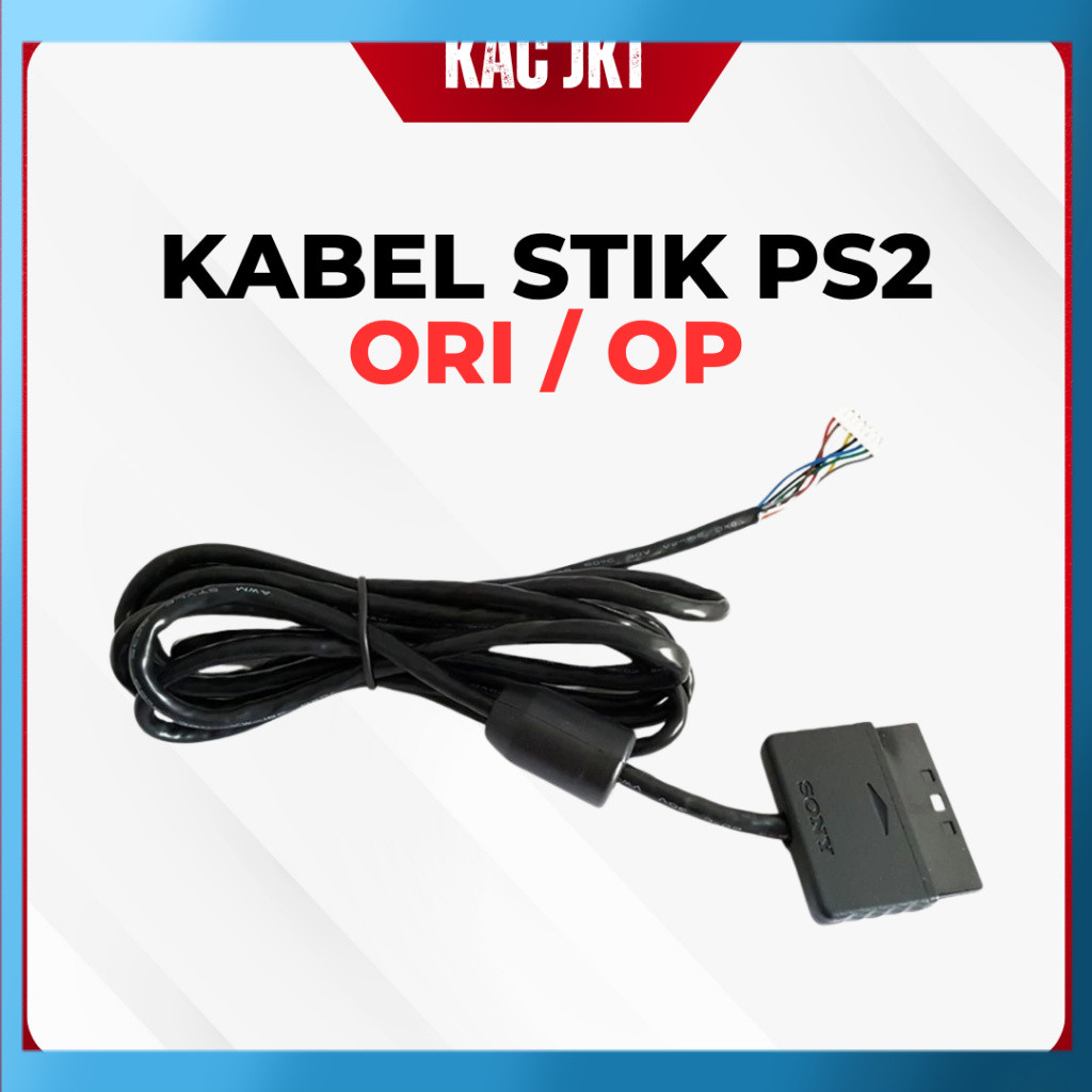 Ready Kabel Stik Ps2 Ori Kabel Stick Ps2 Original Kabel Stik Ps2 Op Socket Soket Kabel Original Ps2 