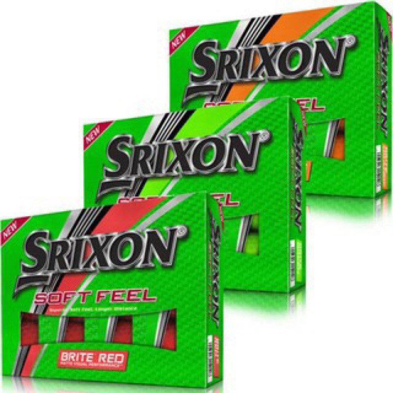 Bola Golf Srixon Softfeel & Bola Golf Srixon Distance New Box Isi 12Pcs - BALL GOLF SRIXON