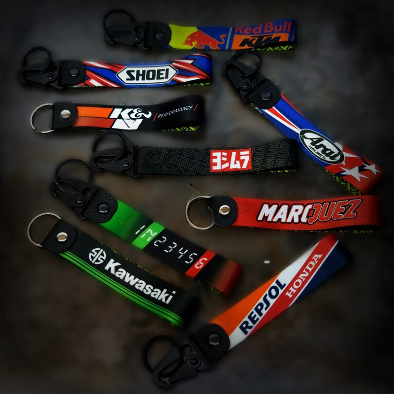 GANTUNGAN KUNCI SEPEDA MOTOR MOBIL KEYCHAIN TAS PREMIUM LOGO MOBIL MAINAN TOYS ANAK HOT WHEELS JDM R