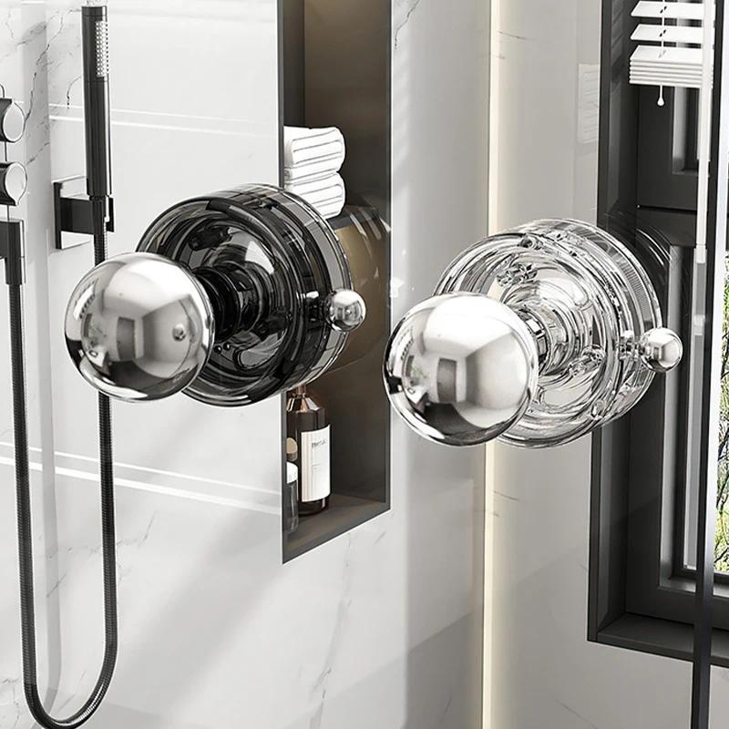1PC Suction Cup Door Handle Bathroom Bathroom Sling Door Glass Door Refrigerator Cabinet Toilet Lid 
