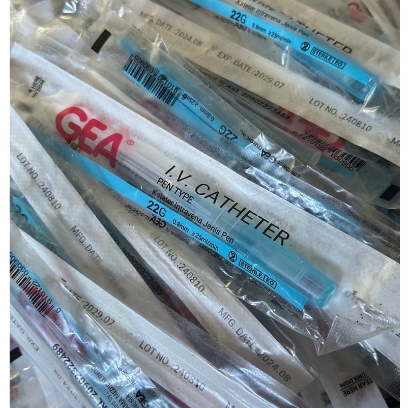 GEA I.V Catheter Penlike - Jarum Infus - Kateter Penlike - 22G