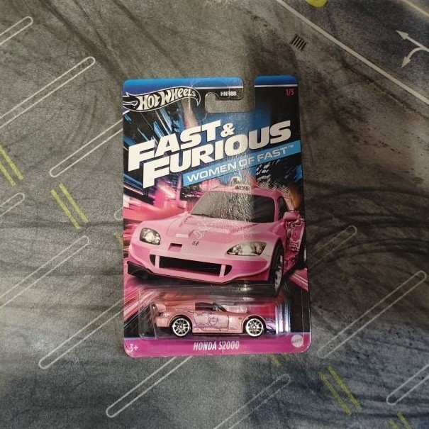 Hotwheels Reguler Silver Series Honda S2000 pink