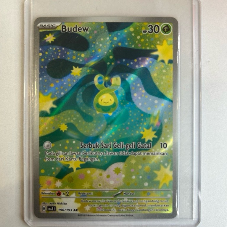 Budew AR - Kartu Pokemon Indonesia original