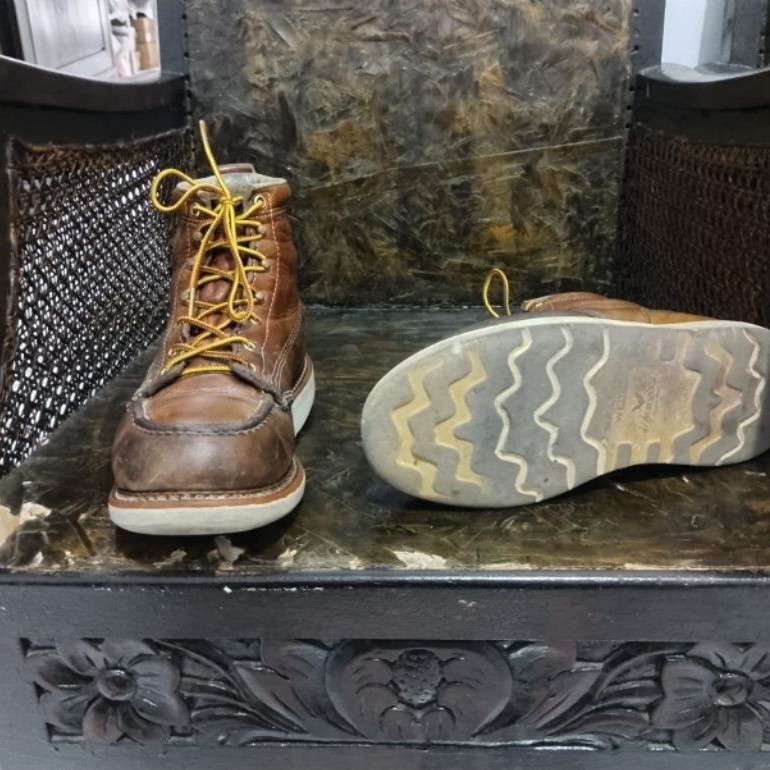 sepatu boots moc toe thorogood size 42