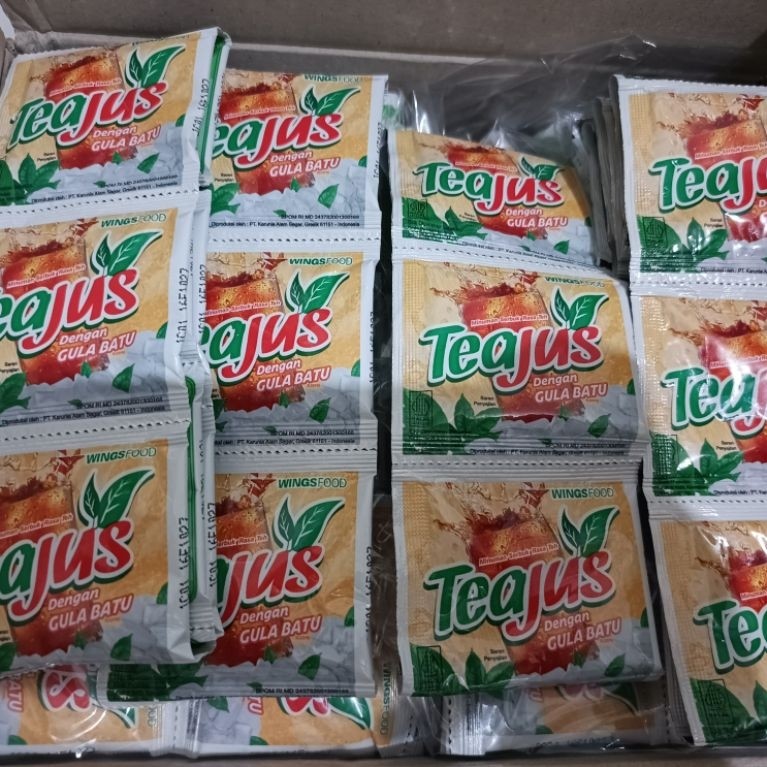 TEA JUS SACHET GULA BATU ( 1 RENCENG / 10 sachet)