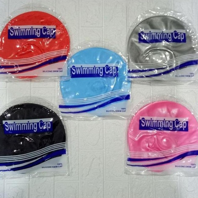 TERBARU TOPI RENANG KUPING / EAR SWIMMING CAP DEWASA