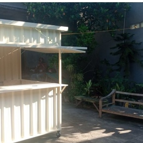 booth kontainer/rombong kontainer 150x120x200