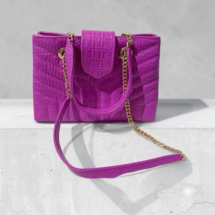 Tas Wanita Mooij Croco Pink Sling