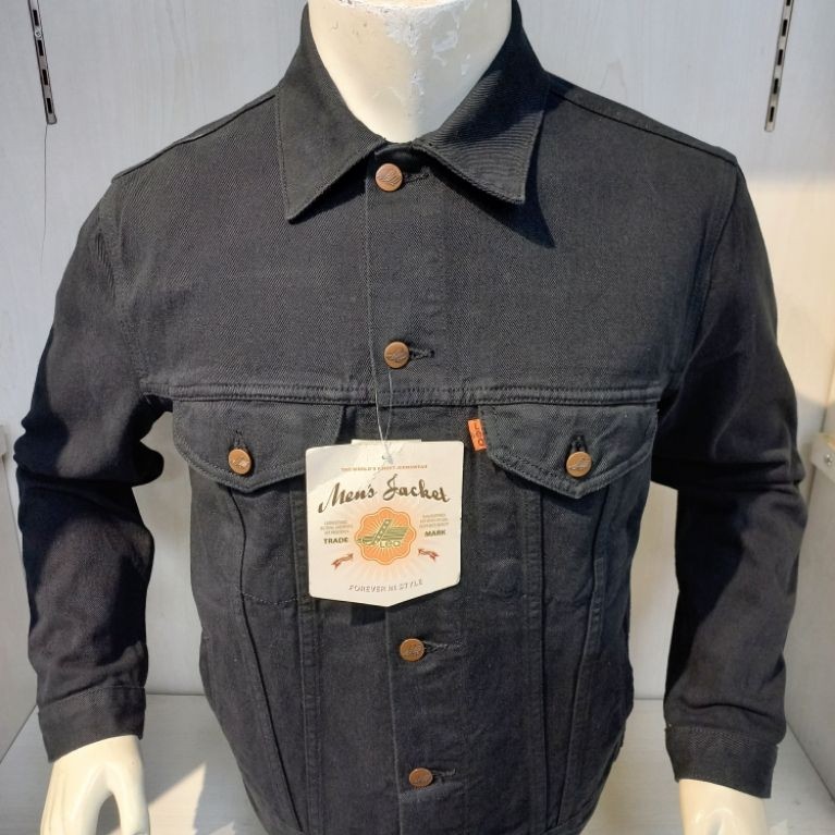 Jaket Denim Pria LEA Original 100%-Regular Fit Casual Cowok|Stylish Best Seller