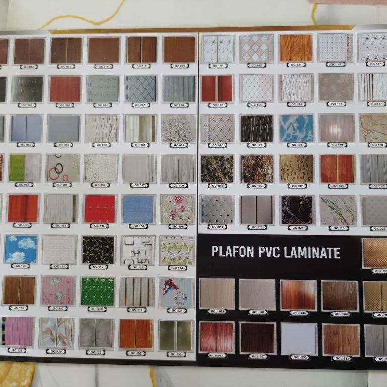 plafon pvc merk golden crown 4m & 3m