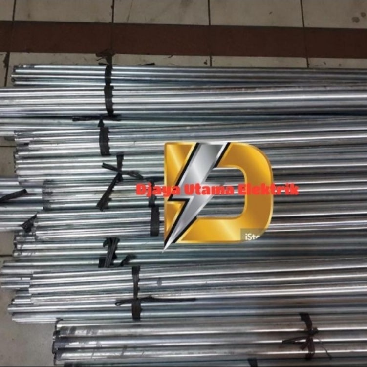 Pipa Conduit Besi 1/2" / Pipa conduit galvanize 20mm panjang 3.6m