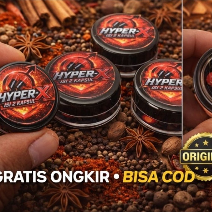 Madu Herbal Honey Hyper-X Isi 2 Kapsul | Suplemen Herbal Pria Dewasa | Praktis & Premium | COD & Gra