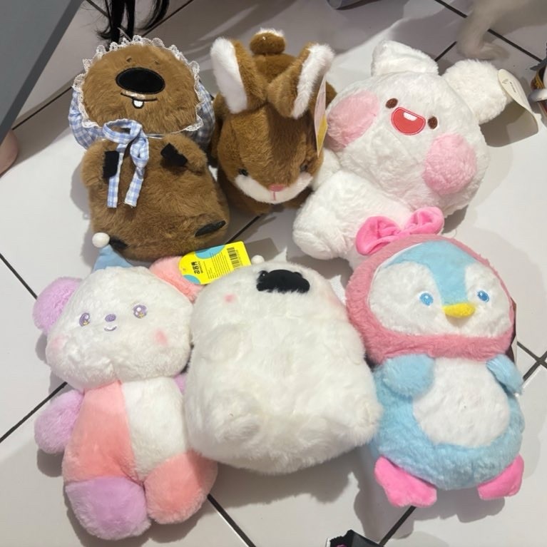 boneka doll bear otter bunny pinguin rabbit dog