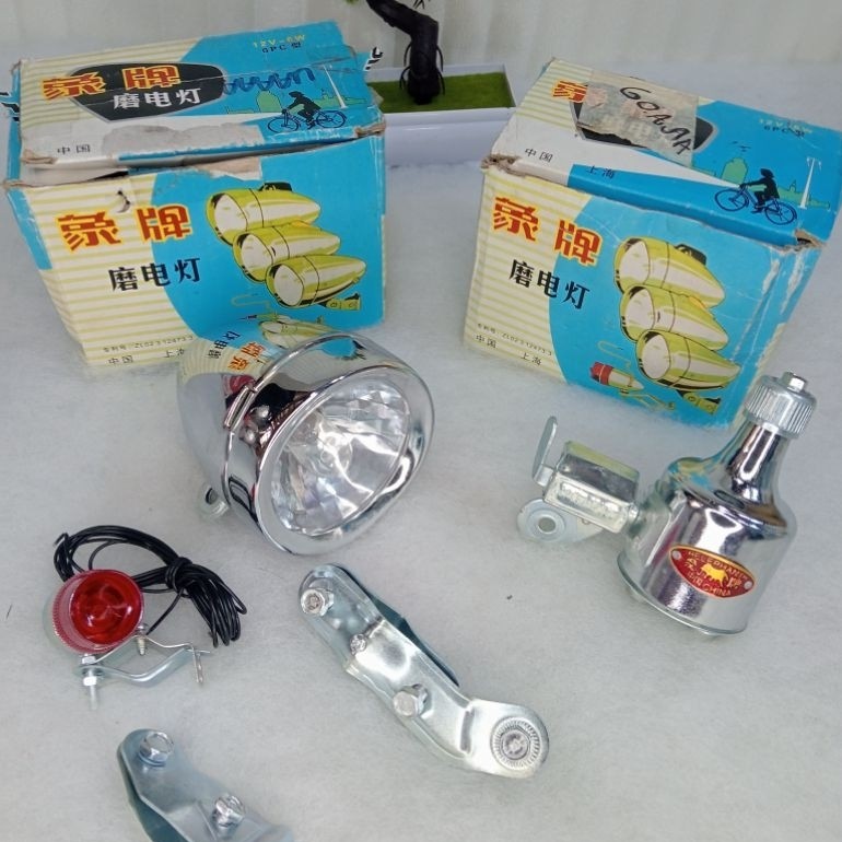 Lampu Berko Dinamo sepeda onthel 28 ontel jengki kuno Jawa Gajah elephant Rallex